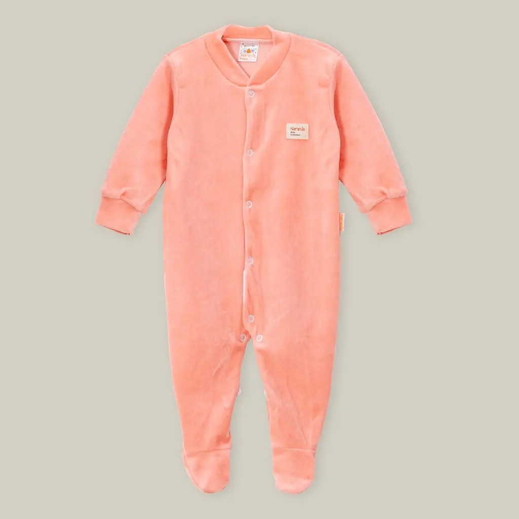 Enterito plush liso Naranjo