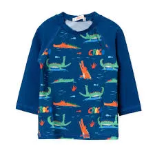 Remera UV larga niño Naranjo