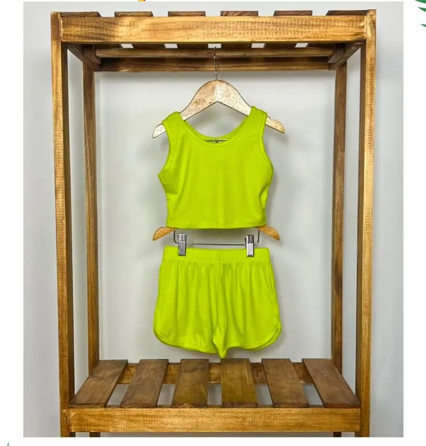 Conjunto top y short morley UPA  - Niña