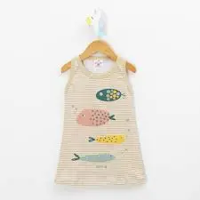 Camisón niña Luz d´sera y naranjo
