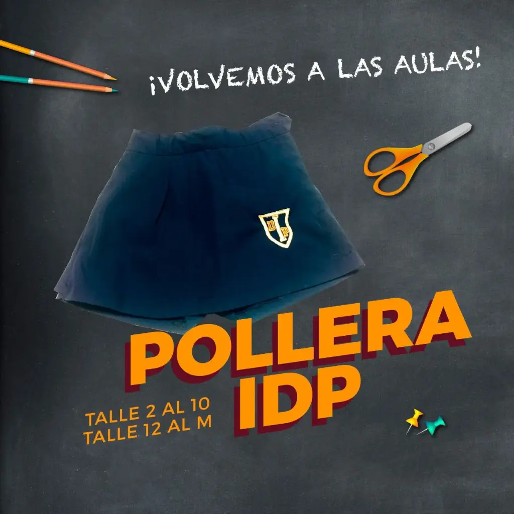 Pollera deportiva IDP (Escudo anterior) (2)