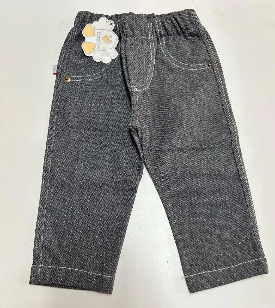 Pantalón simil jean gliter (9M)