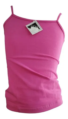 Musculosa bretel fino lisa niña