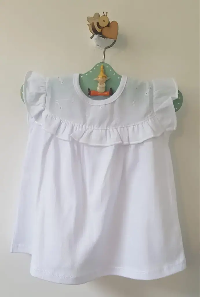 Vestido blanco brodery Nenuras 