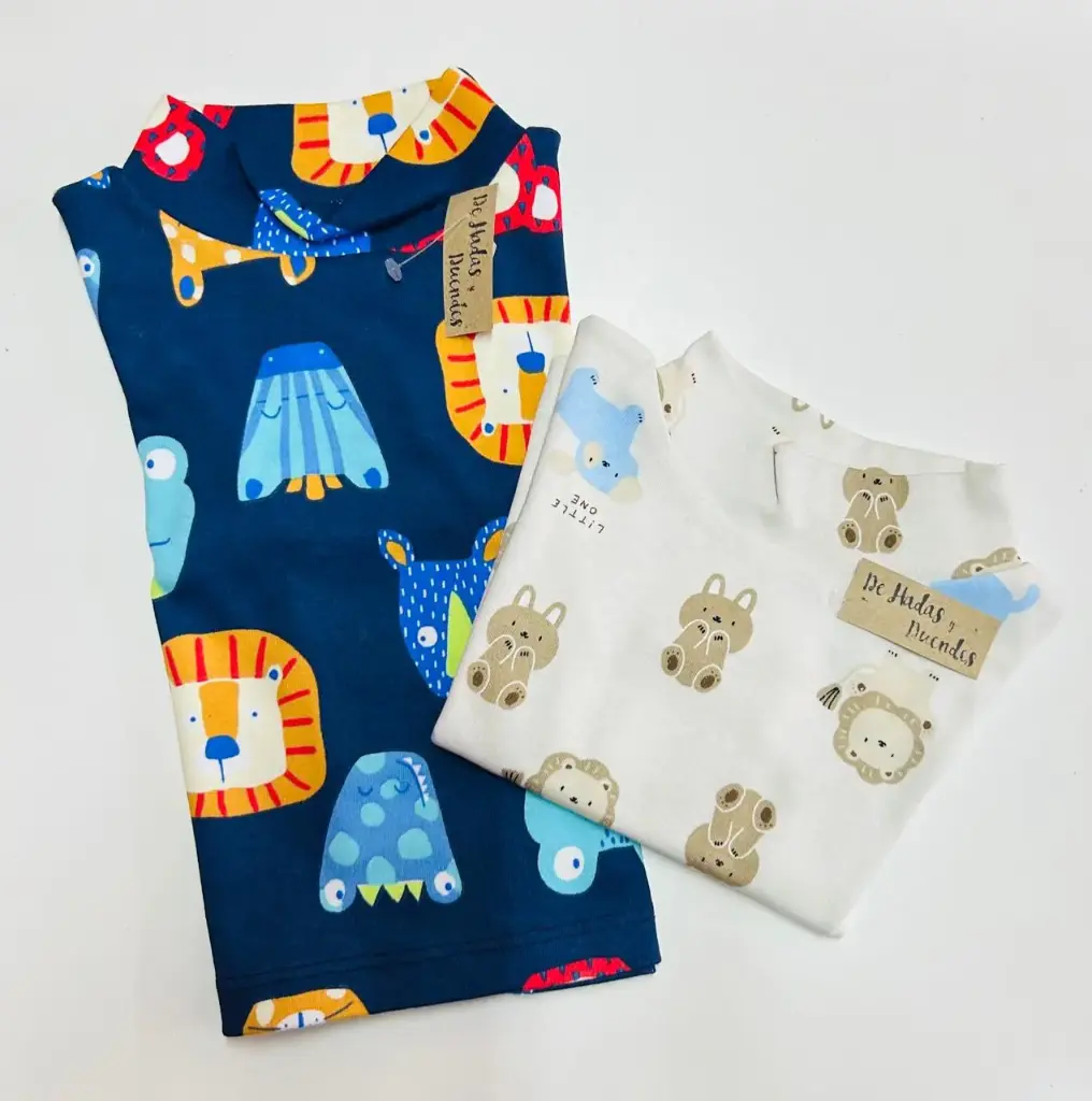 Media polera bebe estampada RyL Kids