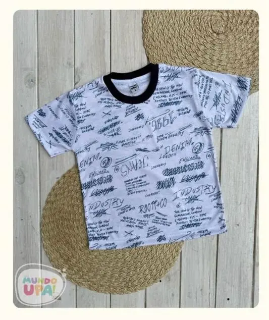 Remera M/C niño full estampa UPA