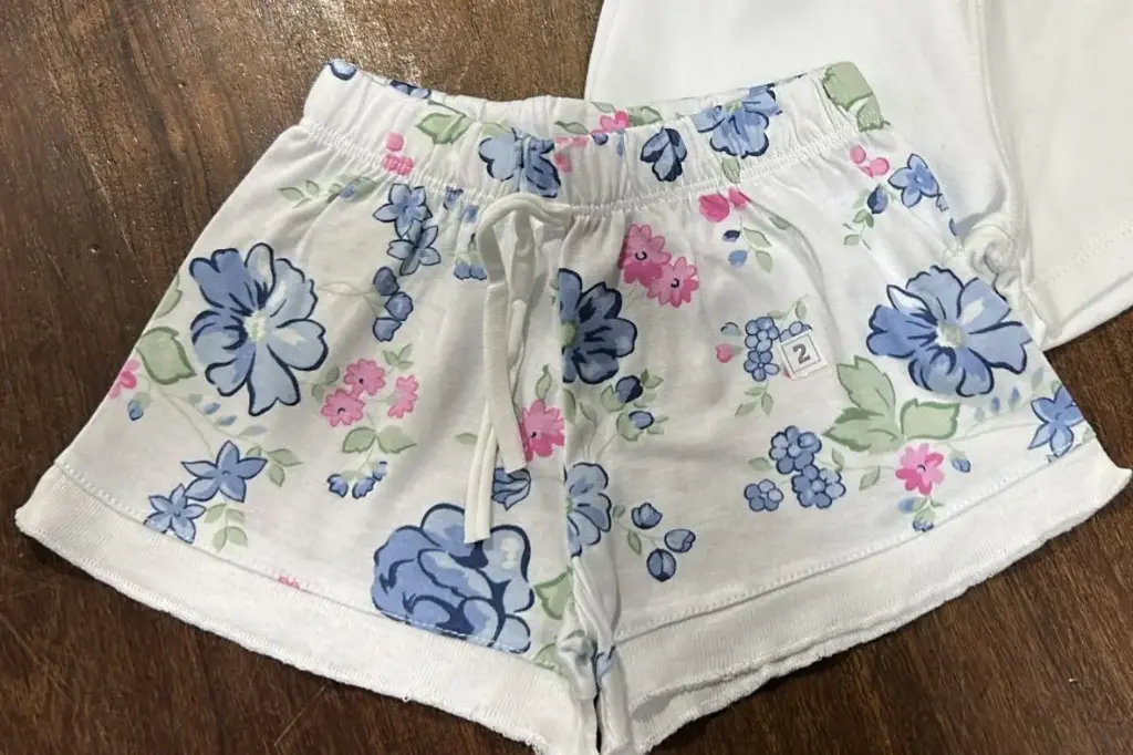 Short flores bebé Luz d´sera