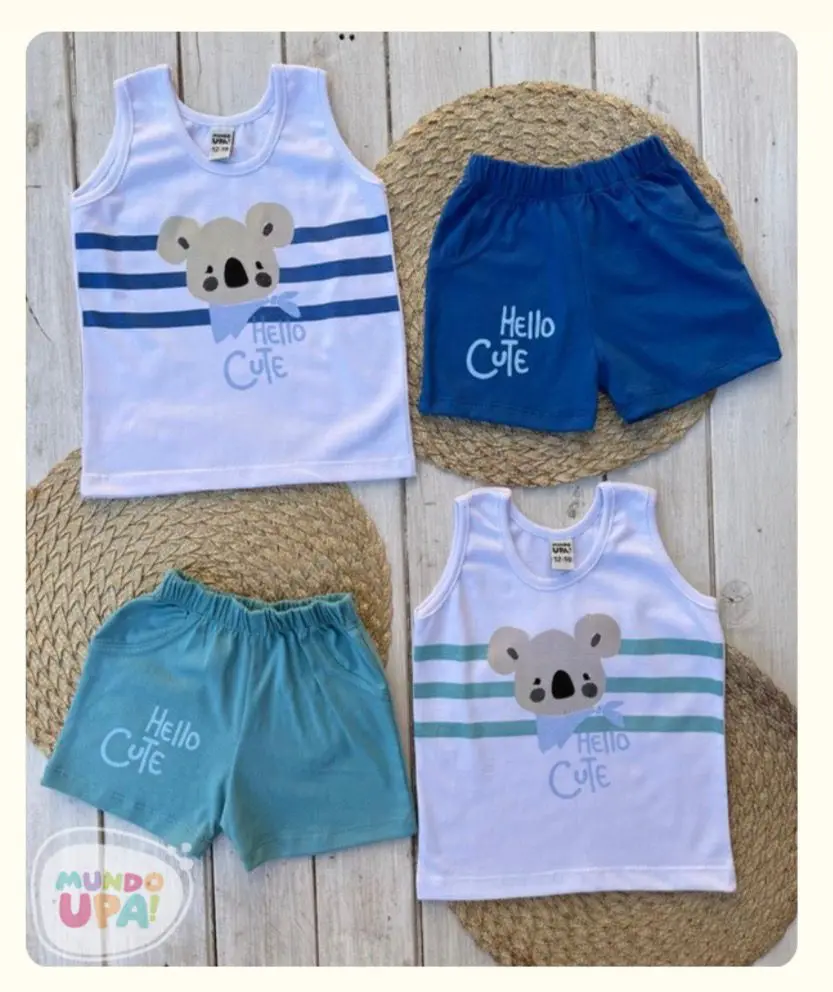 Conjunto short y musculosa UPA