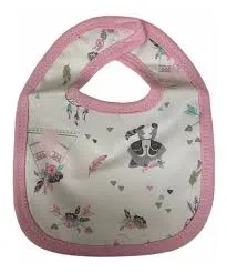 Babero con toalla y velcro