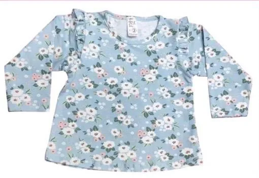 Remera m/l beba floreada RyL Kids