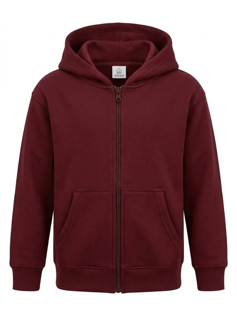 Campera friza lisa (4, Bordo)