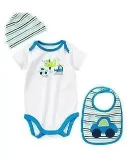 Caja ajuar M/C body-gorro-babero Arevig (00)