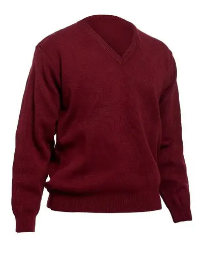 Sweater Bordo escote V - ISIL